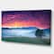 Designart - Blood Red Sky and Green Grass - Landscape Photo Canvas Art Print